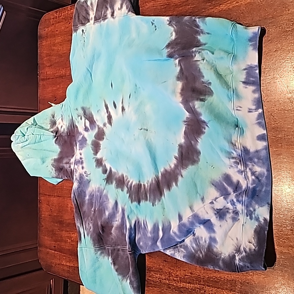 Hanes‎ Ultimate Cotton Heavyweight Tie Dye Sweatshirt Hoodie